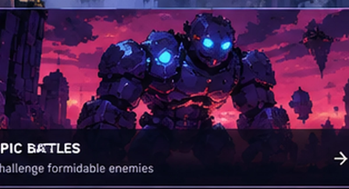 Pixel combat concept